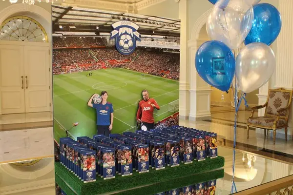 Soccer Stadium Seating Card Display