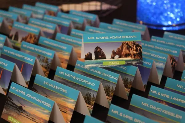 Beach Themed Place Cards