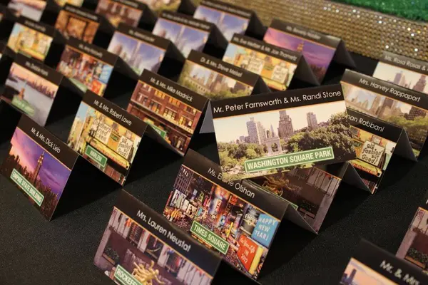 NYC Themed Place Cards