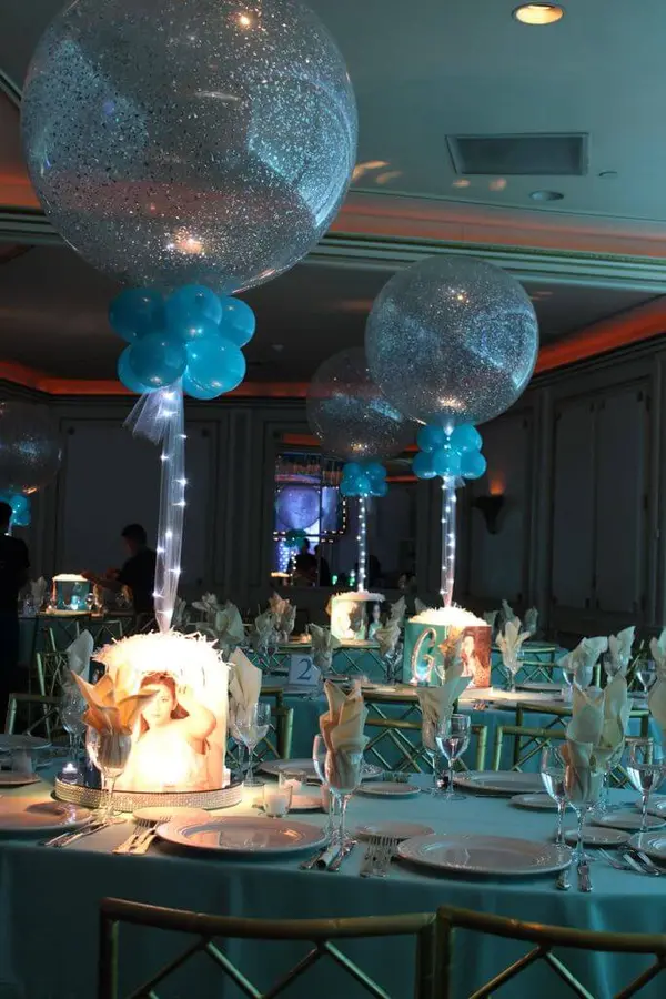 Bat Mitzvah Photo Cube Centerpiece