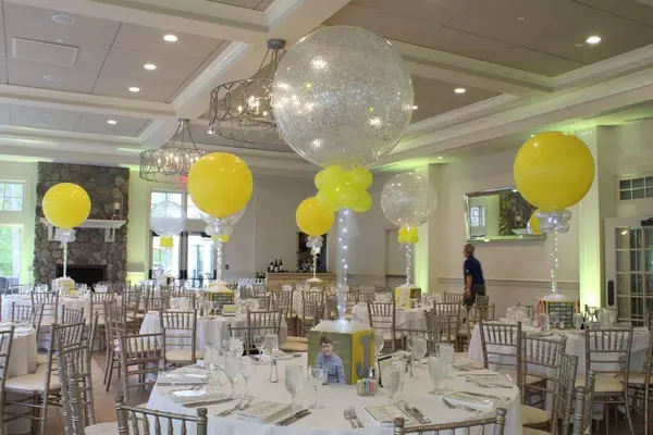 Yellow and Silver Bar Mitzvah