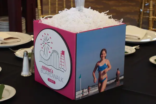 Boardwalk Themed Photo Cube
