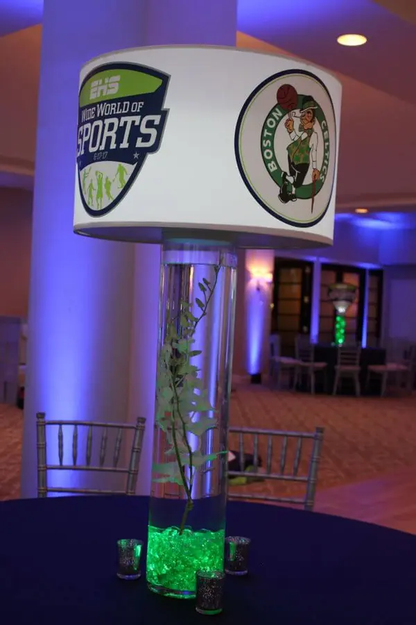 ESPN Lampshade Centerpiece