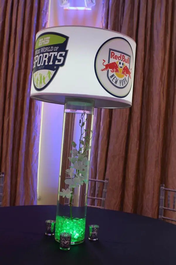 ESPN Lampshade Centerpiece