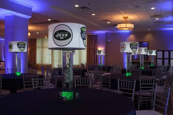 ESPN Lampshade Centerpiece