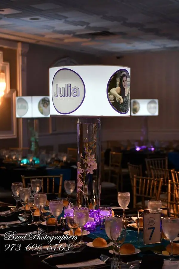 LED Lampshade Centerpiece