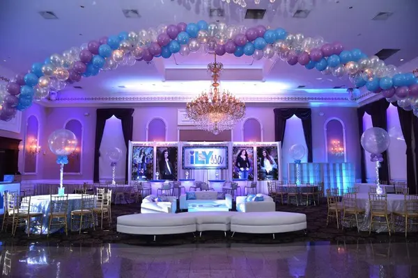 Lavender and Turquoise Lounge