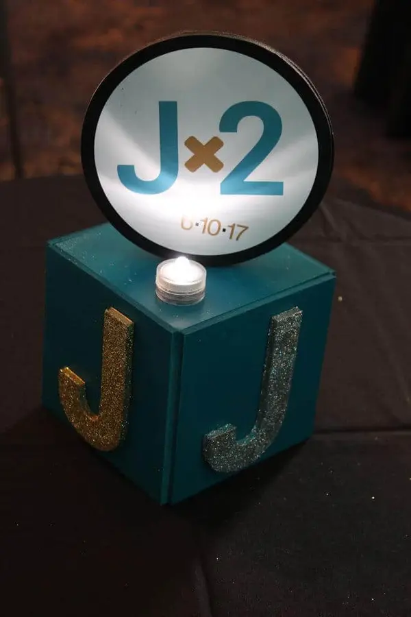 Mini Cube Centerpiece