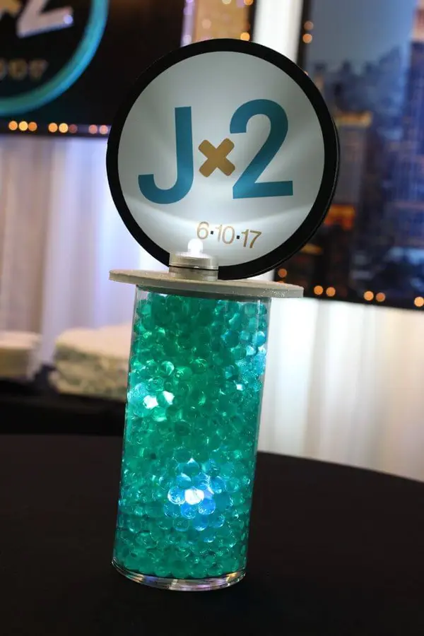 B'nai Mitzvah Logo Centerpiece