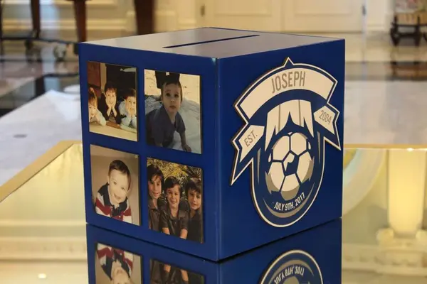 Soccer Themed Bar Mitzvah Gift Box