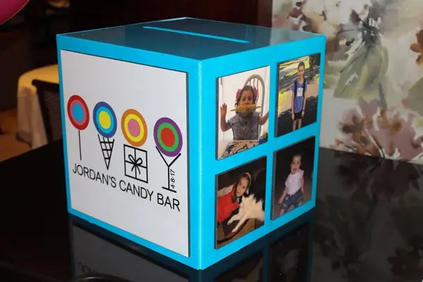 Candy Themed Bat Mitzvah Gift Box
