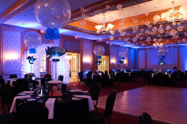 Underwater Bubble Balloons over Dance Floor