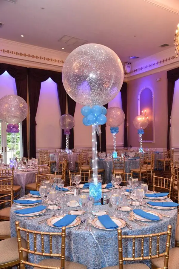 LED Aqua Gem Centerpiece