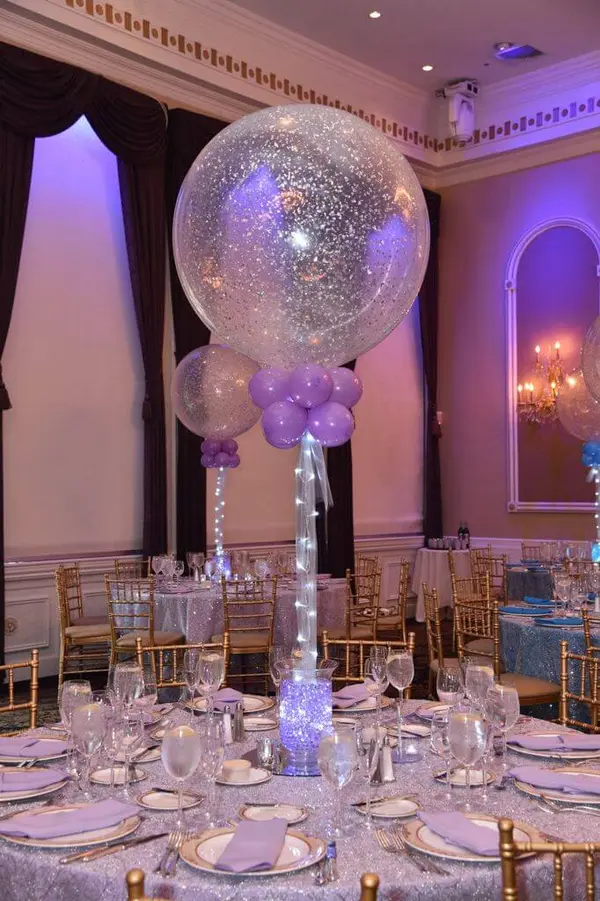 LED Aqua Gem Centerpiece