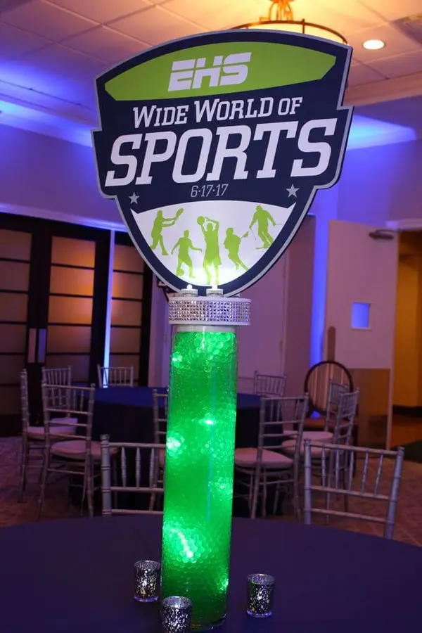LED Aqua Gem Centerpiece