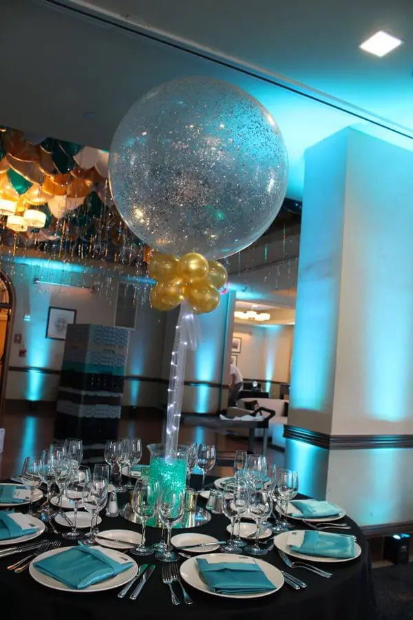 LED Aqua Gem Centerpiece
