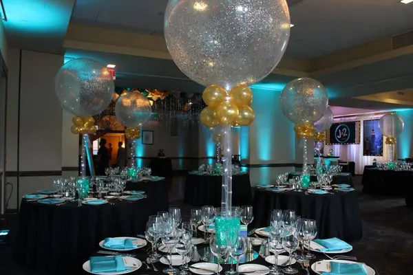 LED Aqua Gem Centerpieces