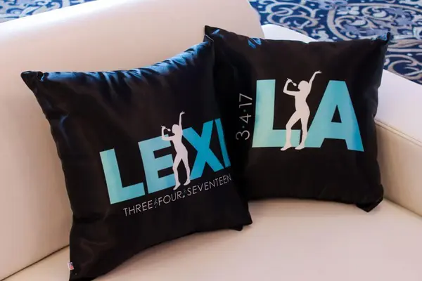 Music Themed Logo Pillow