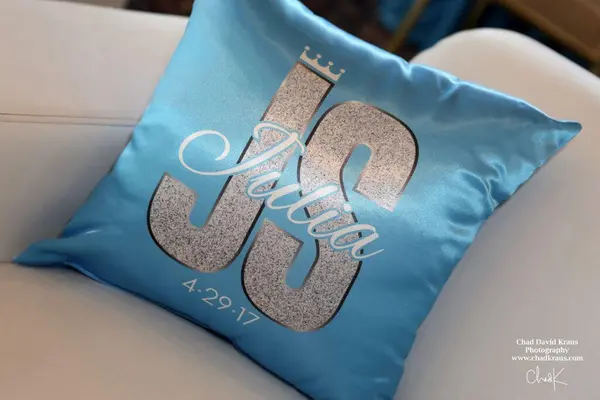 Bat Mitzvah Logo Pillow