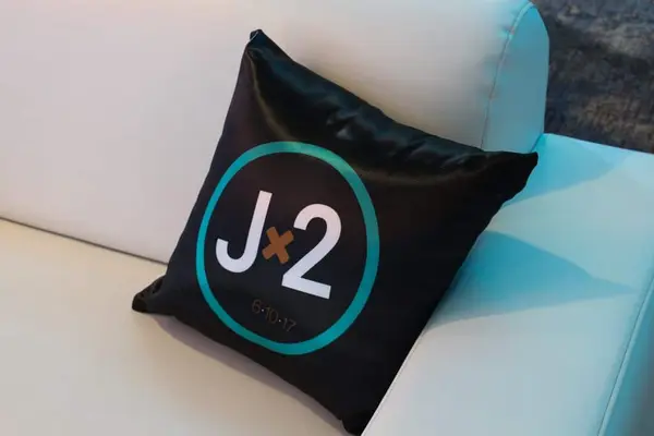 B'nai Mitzvah Logo Pillow