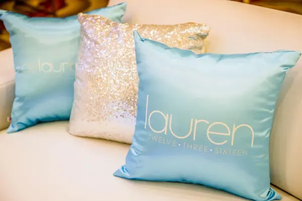 Bat Mitzvah Logo Pillow