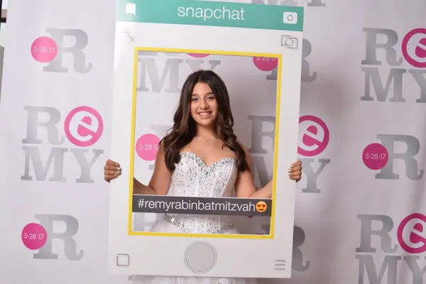Bat Mitzvah Logo Step and Repeat