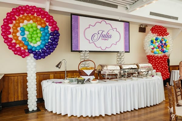 Candy Themed Backdrop