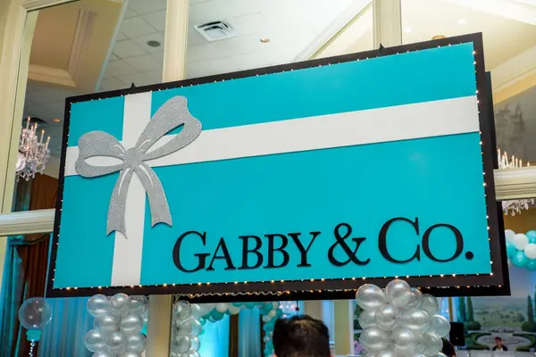 Tiffany Themed Backdrop