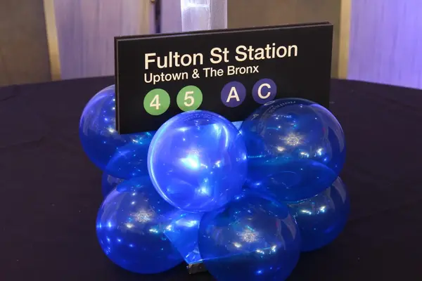 NYC Subway Sign Balloon Base