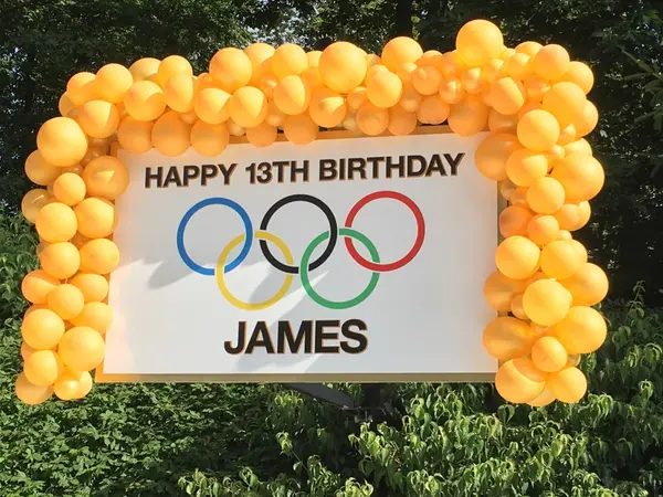 Olympic Themed Sign