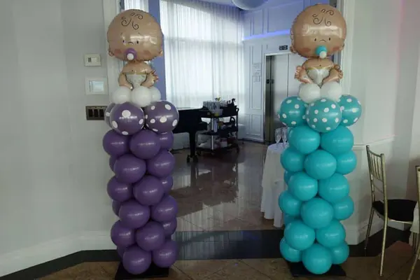Baby Topper Balloon Columns