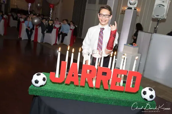 Soccer Themed Candle Lighting