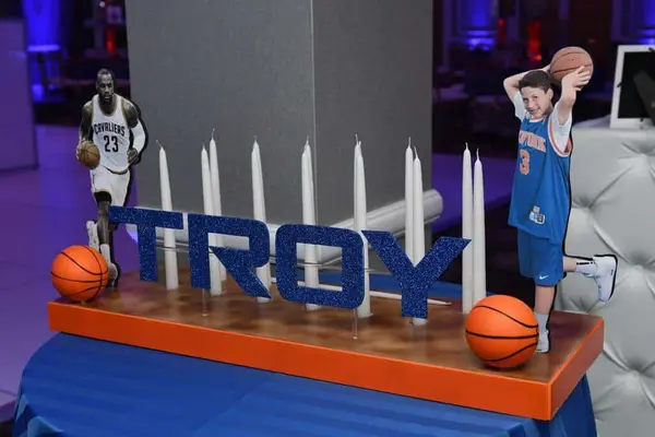 Basketball Themed Candle Lighting