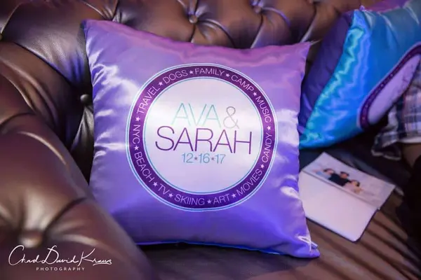 B'not Mitzvah Logo Pillow