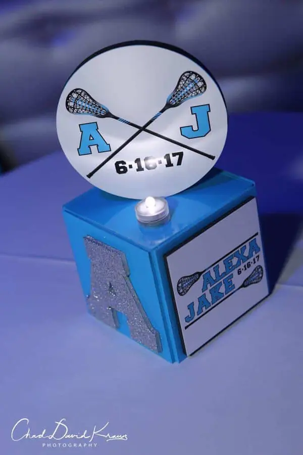Lacrosse Themed Mini Cube