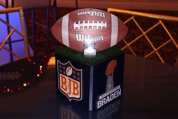 Football Themed Mini Centerpiece