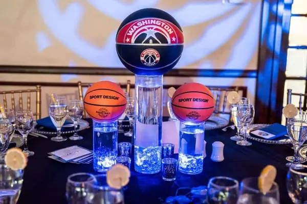 LED Basketball Centerpiece