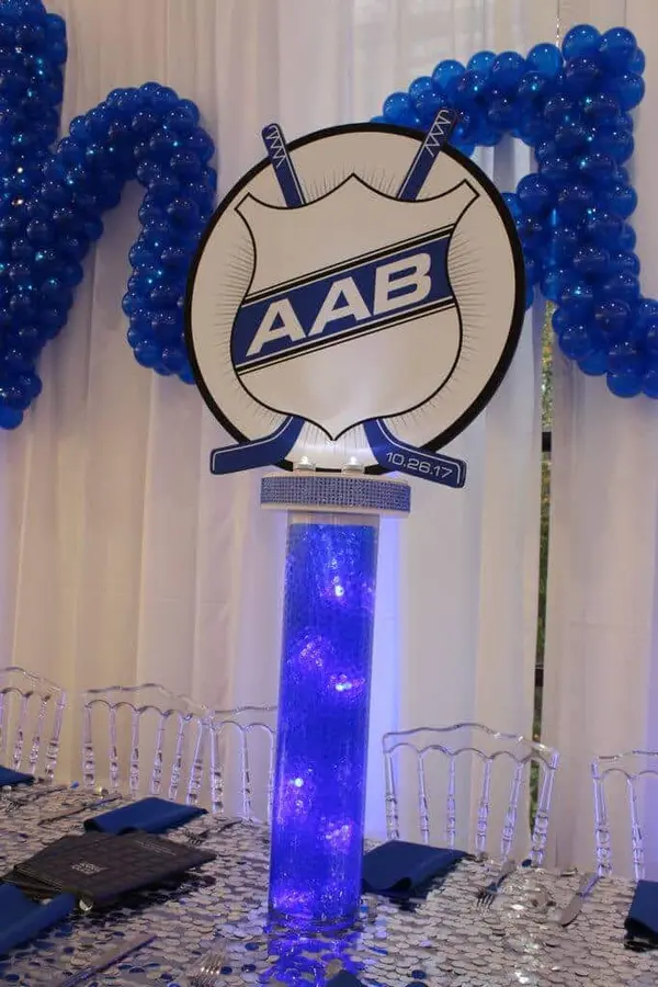 Hockey Logo Centerpiece