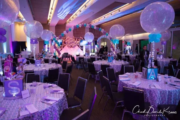 Turquoise & Lavender B'not Mitzvah