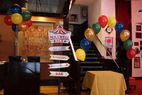Circus Themed Directional Sign
