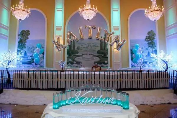 Sweet Sixteen Name in Balloons