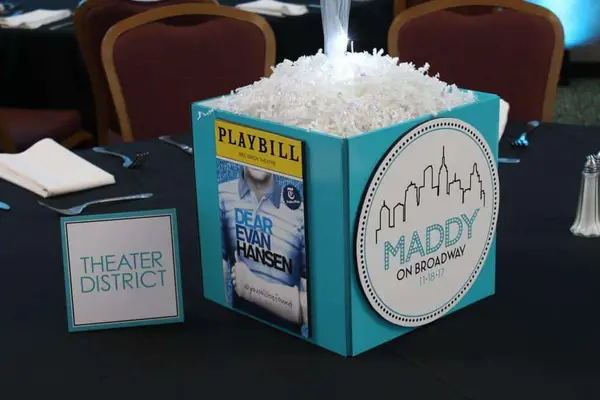 Broadway Themed Photo Cube