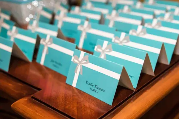 Tiffany Box Place Cards