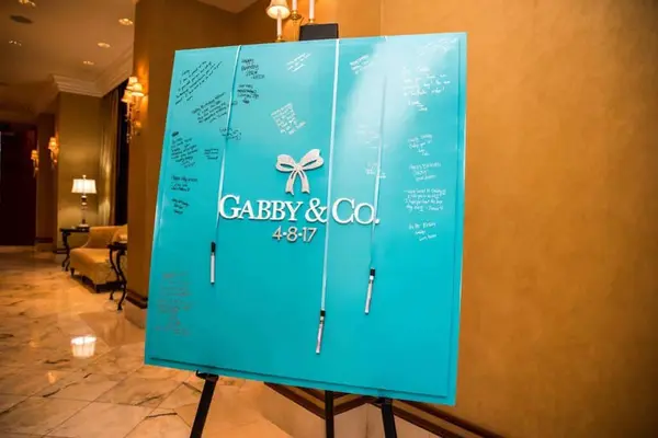 Tiffany & Co. Sign in Board