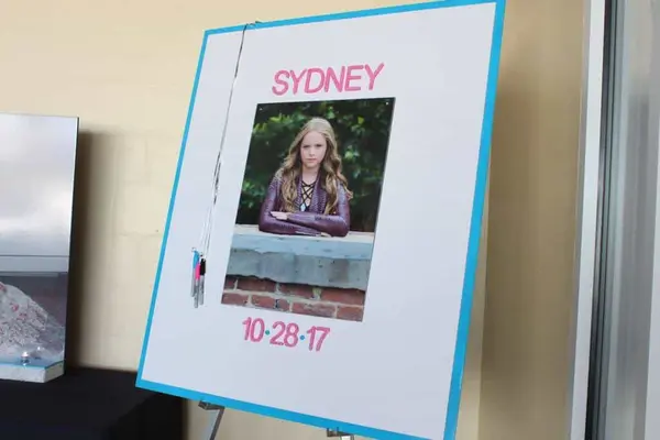 Photo Blowup Sign in Board