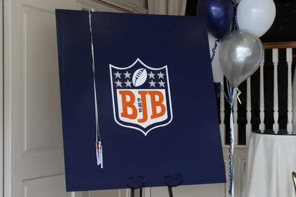 NFL Logo Sign in Board