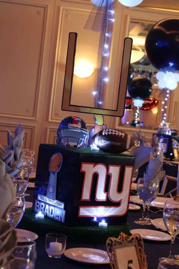 Football Themed Centerpiece