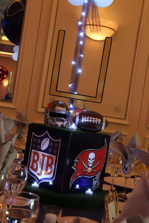Football Themed Centerpiece