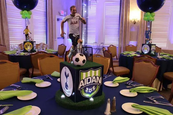 Soccer Themed Centerpieces