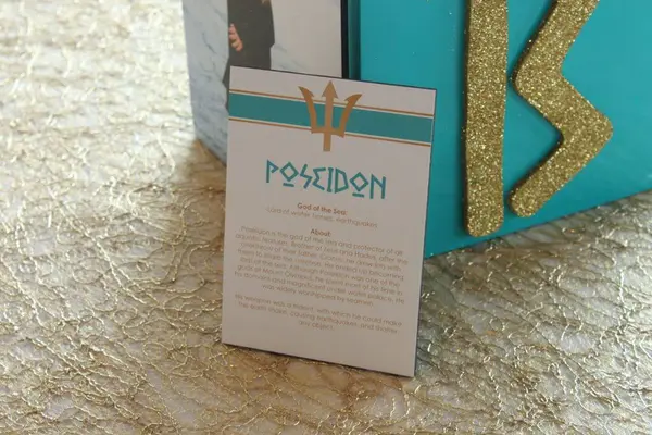 Greek Mythology Table Sign